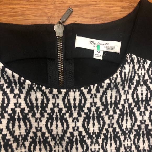 Madewell Diamond Jacquard Dress medium - Picture 5 of 5